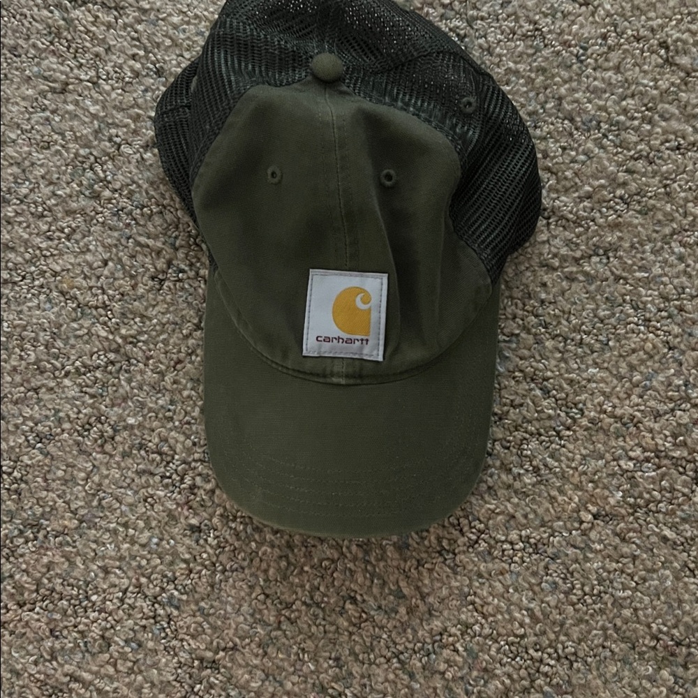 Carhartt Olive and Black Mesh Cap